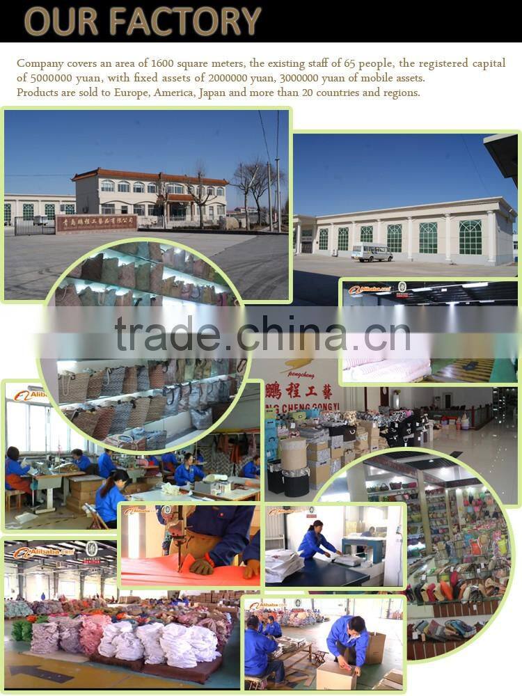 Easy Fashion Polyester Material Beach Bag And Women Handbags Cotton Handle