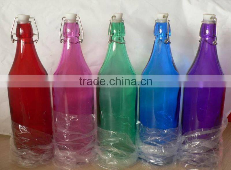 beautiful design fruit juice 1 liter glass bottle manufacturer
