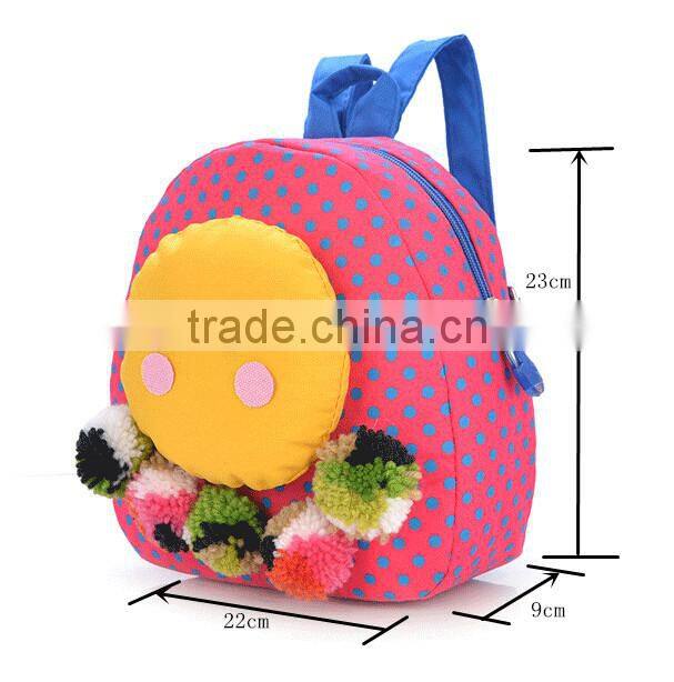 2016 Kindergarten 3D Cartoon Child School Bag for kids
