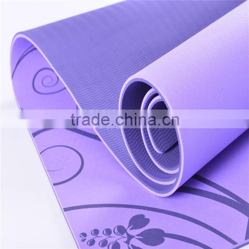 4mm eco friendly foldable tpe yoga mat cover