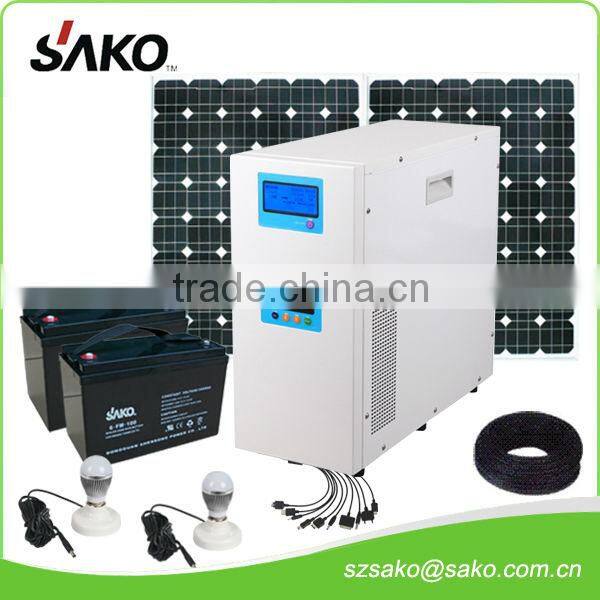 Hybrid pure sine wave solar home system JSKN 5000VA with controller