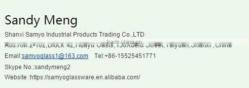 SAMYO glass charger plate with high quality