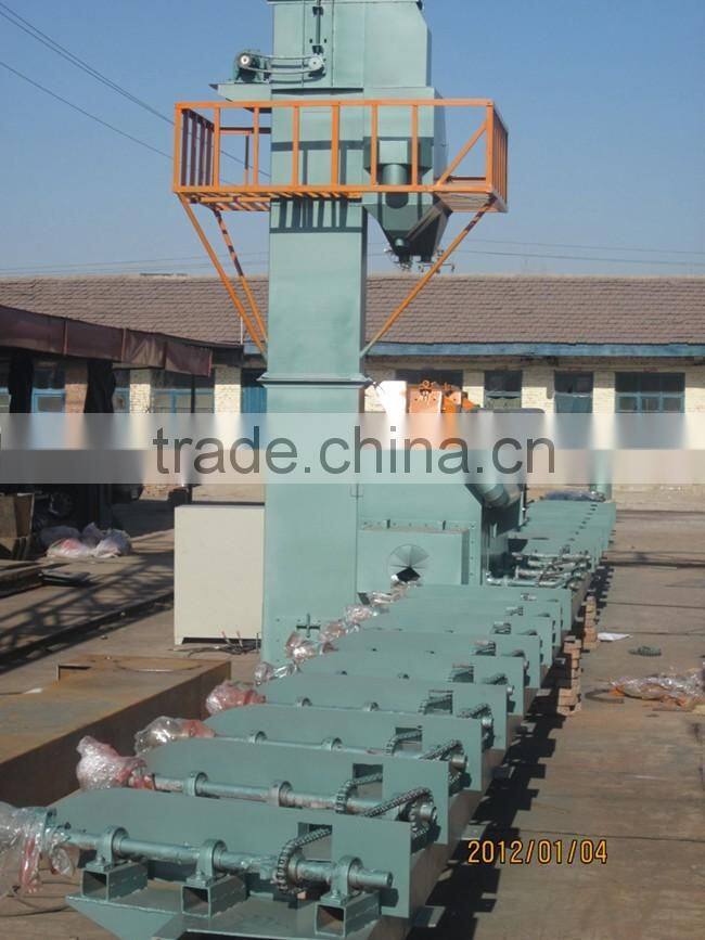 sandblasting machines for steel pipes