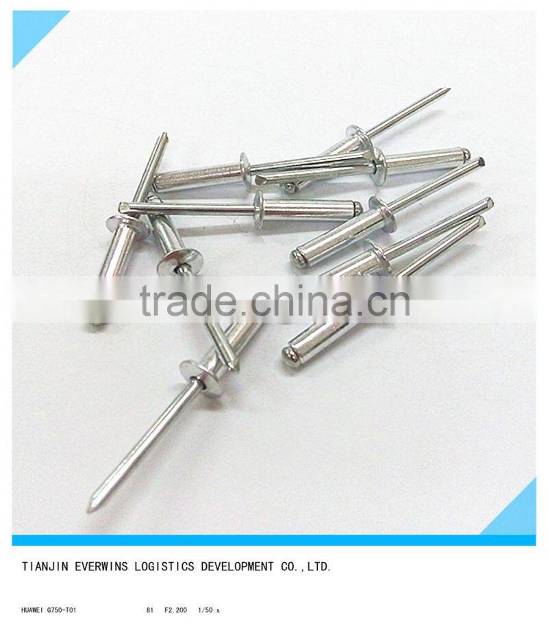 Zinc Plated core pulling rivets