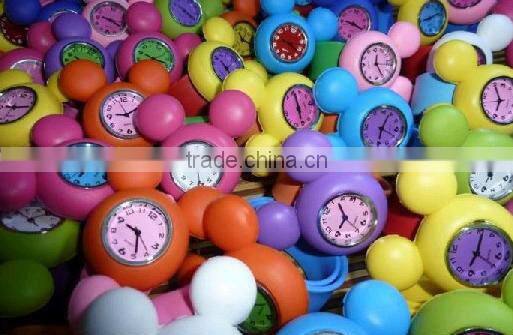 analog silicone kids slap watch set