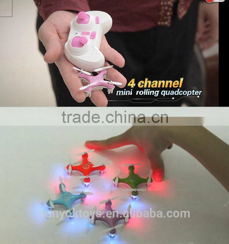 Smallest Quadcopter ! 4CM 2.4G 6-Axis RC Nano Quadcopter With 3D Flip, mini drones