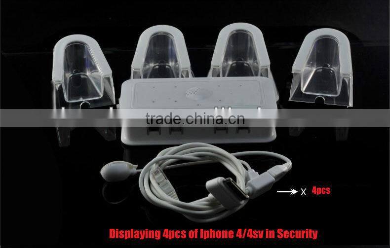 4ports Openshelf Cell Phone Display Security System