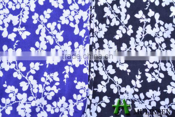 Shaoxing Knitted polyester FDY spandex printed fabric