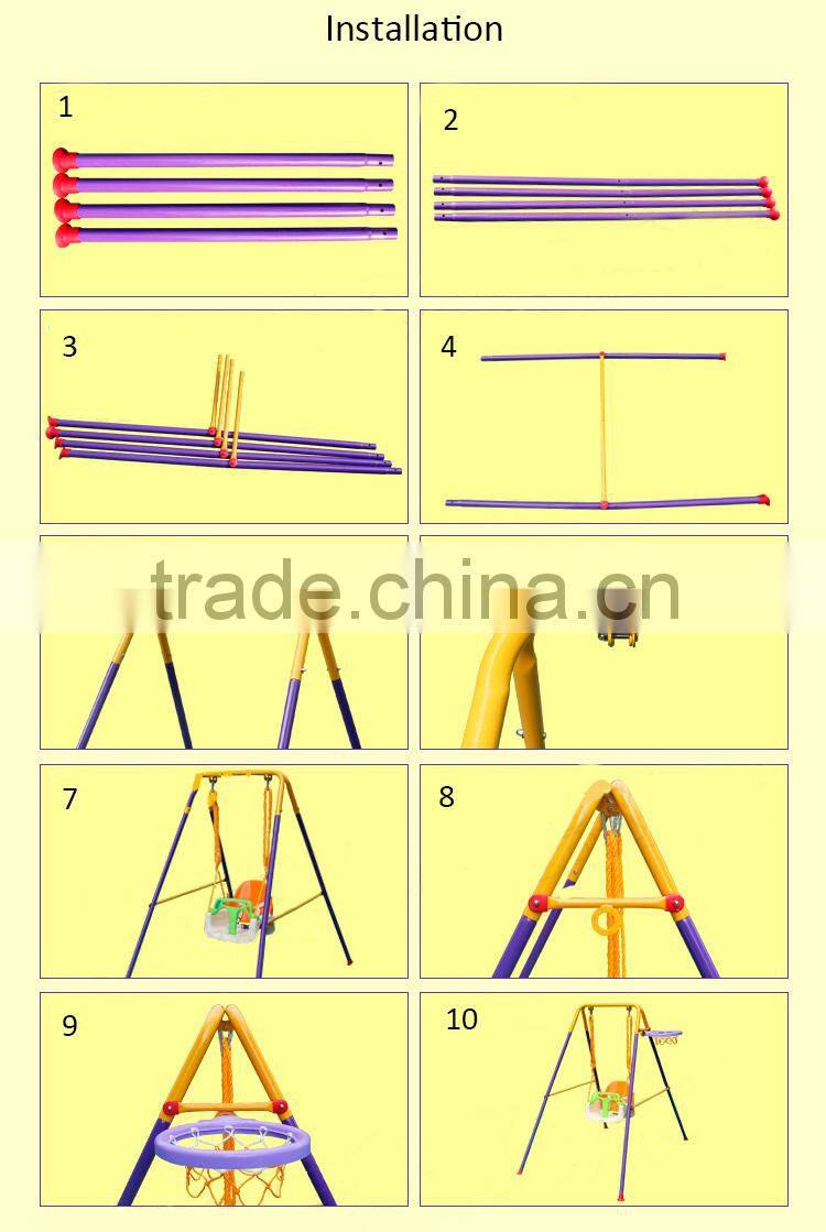 Indoor Home Swing with Adjustable Height