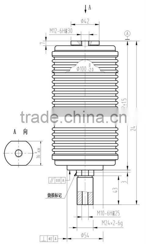 Vacuum interrupter for indoor vacuum circuit breaker VD4,10KV,11KV,12KV,630-2500A,25-40KA