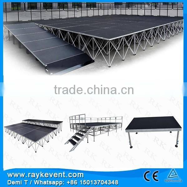 Modern adjustable portable event stage concert sound systems portable stage for sale