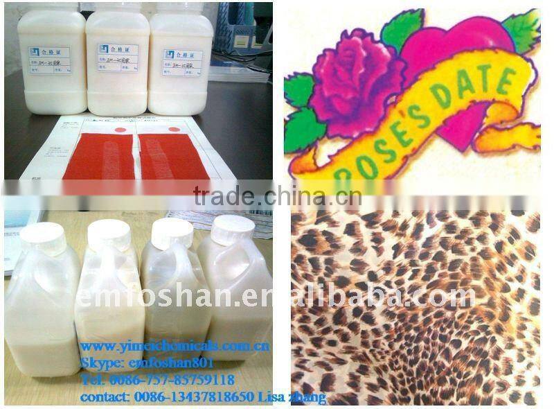 manufacturer of textile printing chemicals(YIMEI)