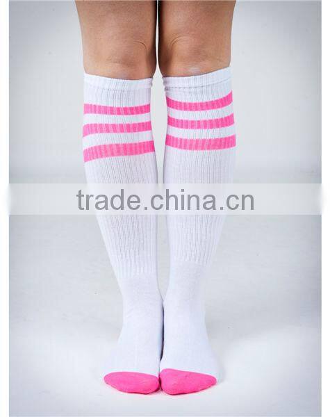 sport woman tube thigh knee high sock
