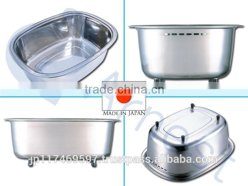 kitchenware convenient tools dishwasher washing stainless japanese bowles tub wine bucket box sink utensils cooler made in Japan