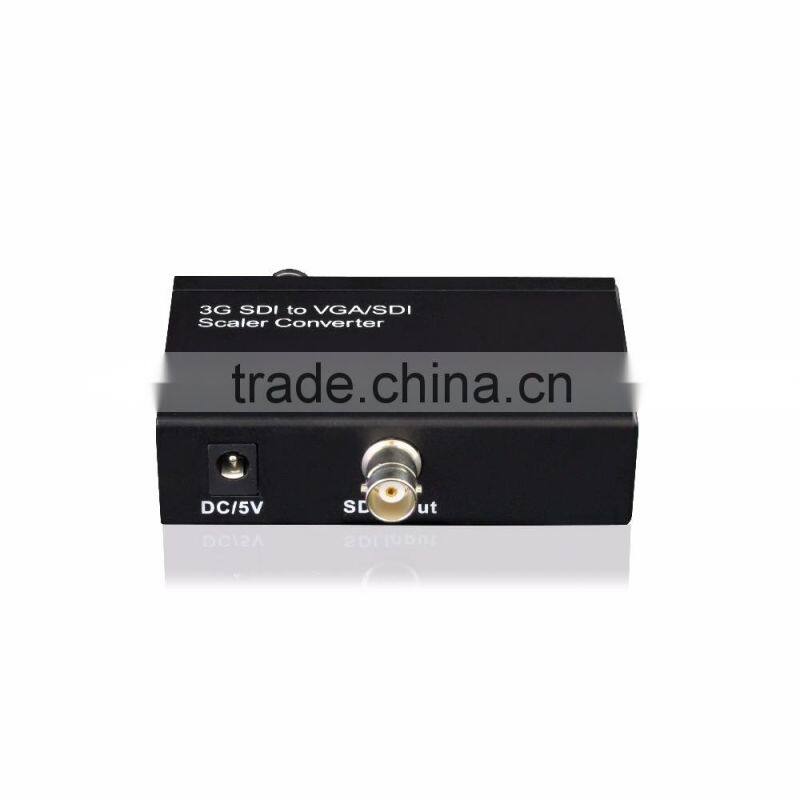 3G SDI to VGA +SDI Converter with 3.5MM 1080P SDI input VGA/SDI output