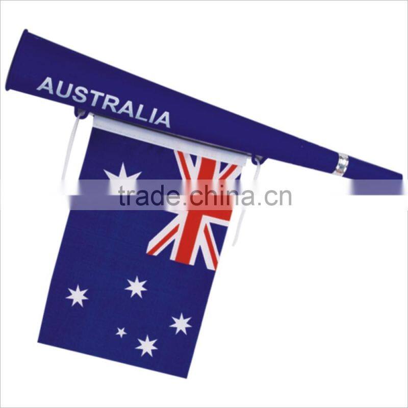 Plastic Mini Horns With Lanyards