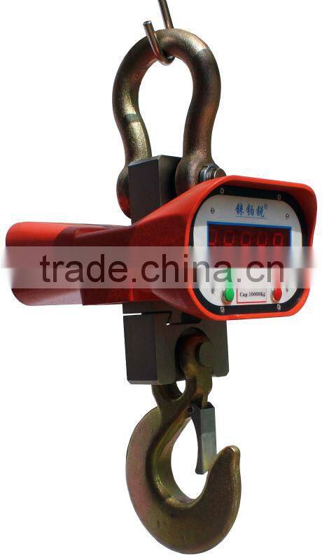 1ton capacity LED digital hanging Scale for industrial