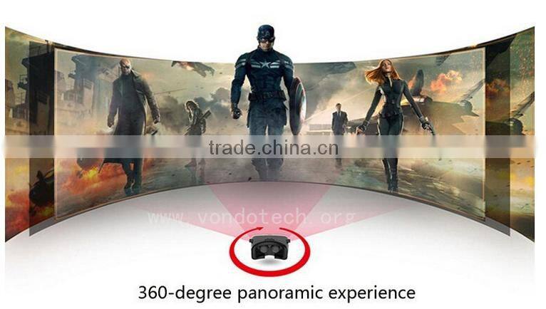 The Newest VR Box 3D glasses VR park-3 using Unique adsorption panel