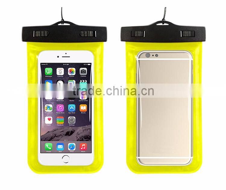 PVC Universal Mobile Phone Waterproof Bag Pouch Cover Case For iPhone 6 4.7 5.5 For Samsung Galaxy Note 4 3 2 S6 S6 Edge S5 S4