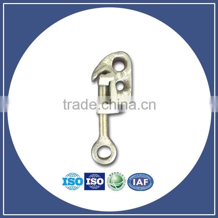 Supply All types of clamps Galvanized steeel ftth cable wedge clamp Cast iron adjustable type Wedge clamp/Power Hardware