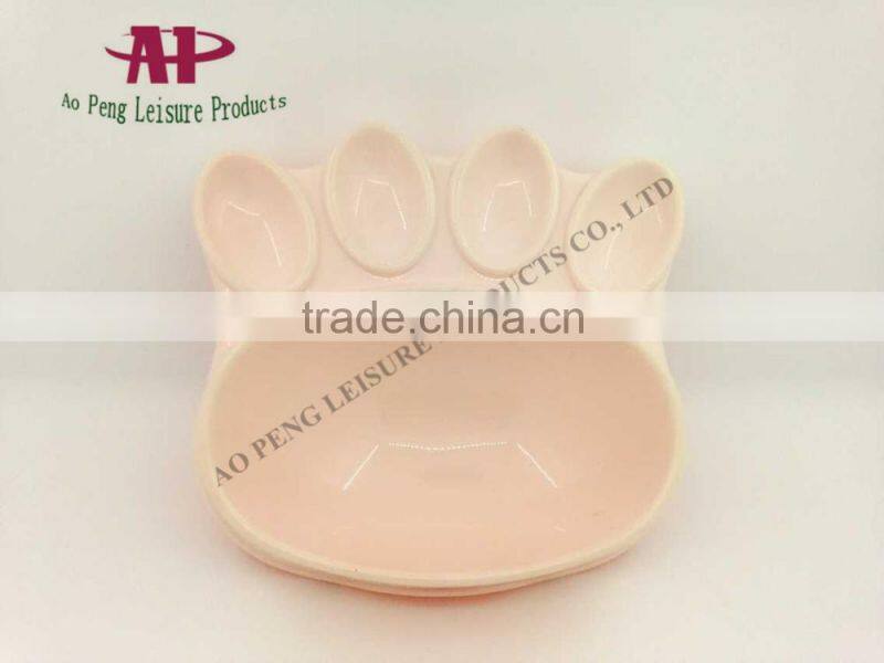 2016 New Dog Products Foot Shaped Dog Bowl
