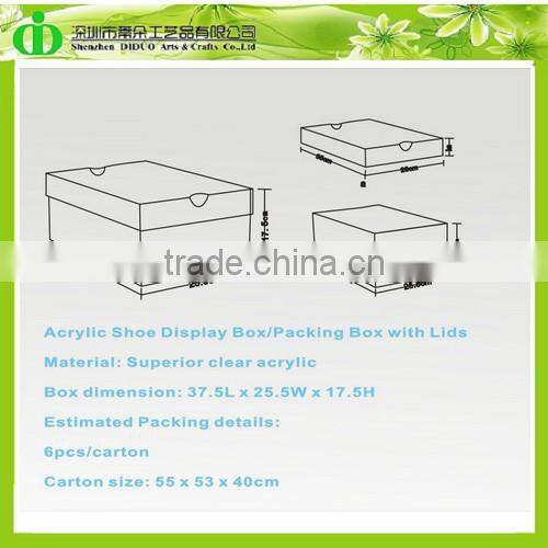 DDS-0010 Popular 2015 Luxury Shoes Box Design for Sale,Shoes Boxes for High Heels,Empty Shoes Boxes