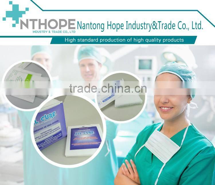 sterilization of surgical gauze swab for wound care