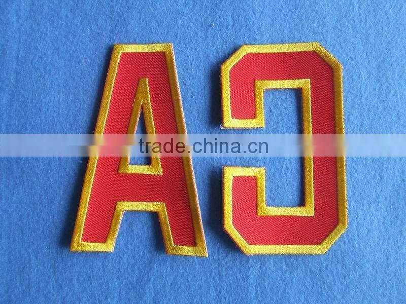 custom logo cloth embroidery badges