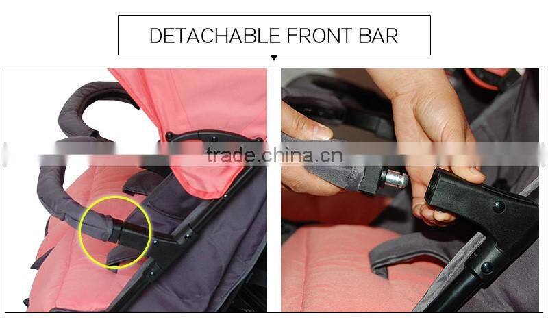 Competitive price shock absosrber system baby twin pram