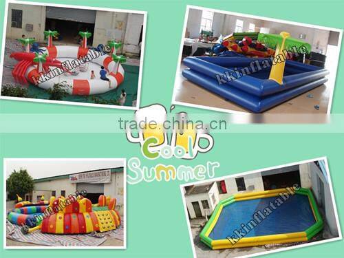 High Quality Kids and Adults water toys inflatable bubble pool for party center
