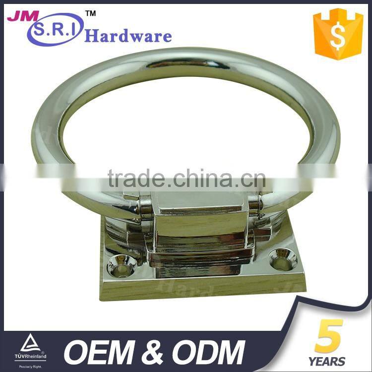 Popular zinc alloy cabinet ring pull , flush ring pull , knocker