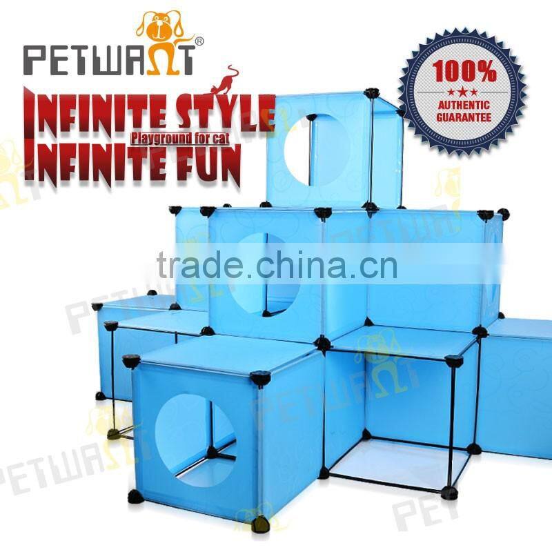 AAA Quality Multifunctional Cat House Condos Kitty Cube Hideout With Scracher and Hammock Factory