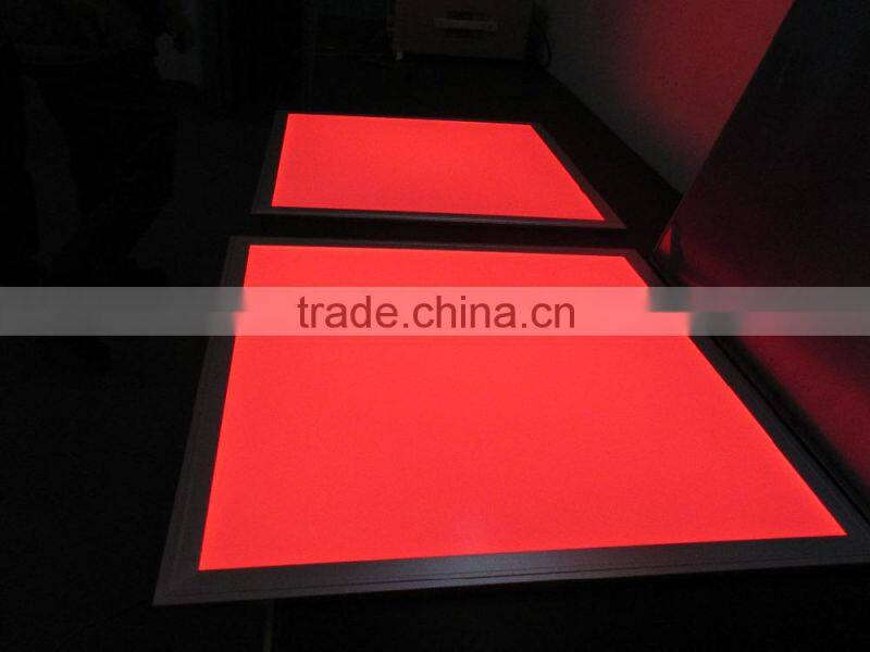 ISO9001 Certified Manufacturer CE approved 32W DMX 600X600 RGB LED Panel Light for DMX512 Dimming System