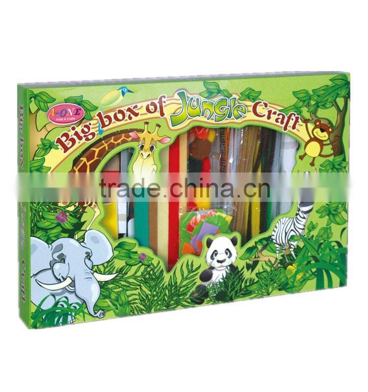 DIY Kids Craft Kit Jungle Craft Box