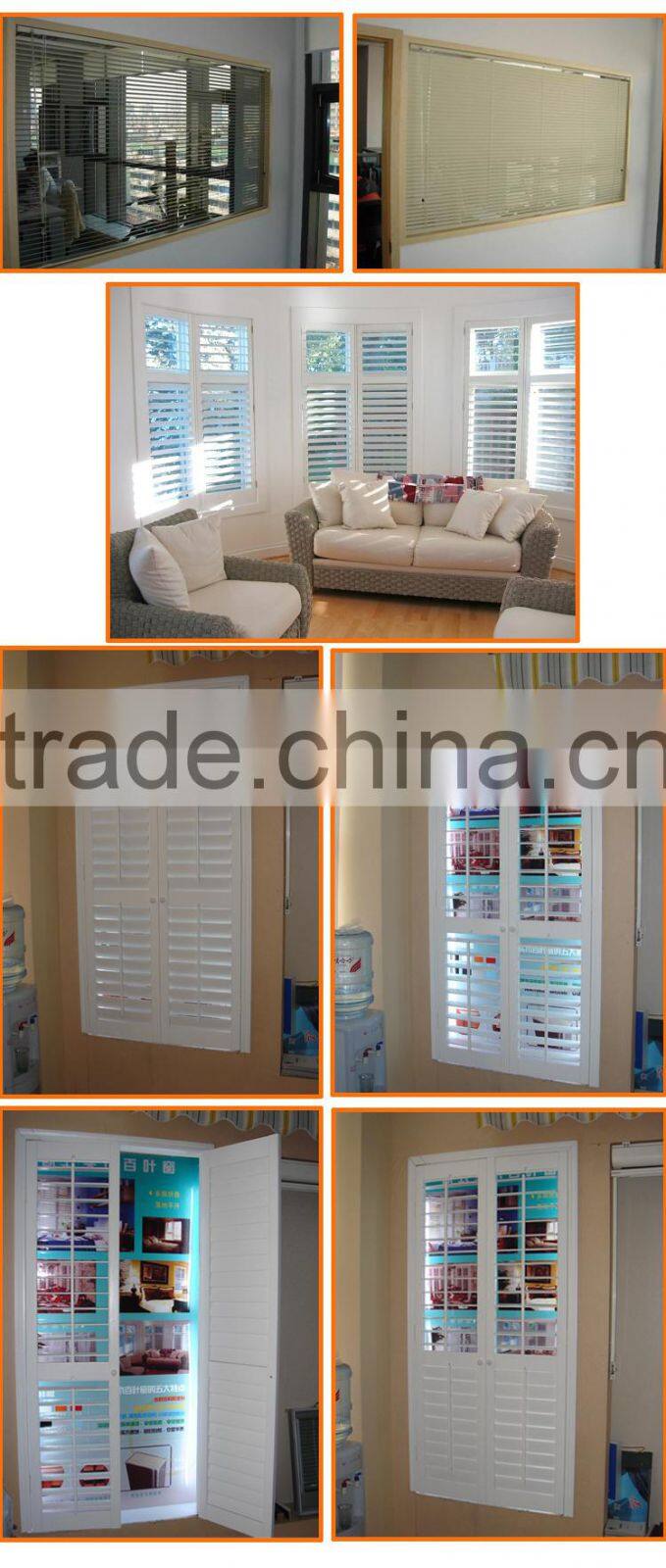 External Somfy Motorize wooden venetian blinds