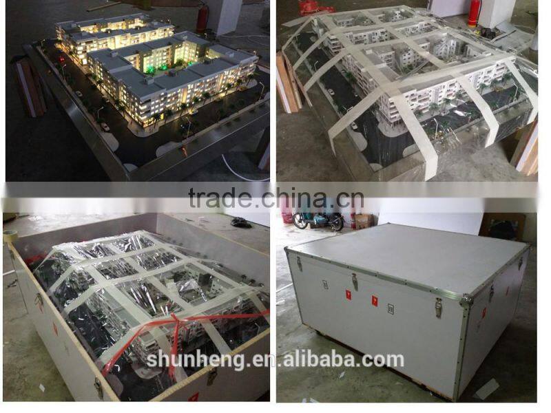 Sea Island planning miniature scale building model