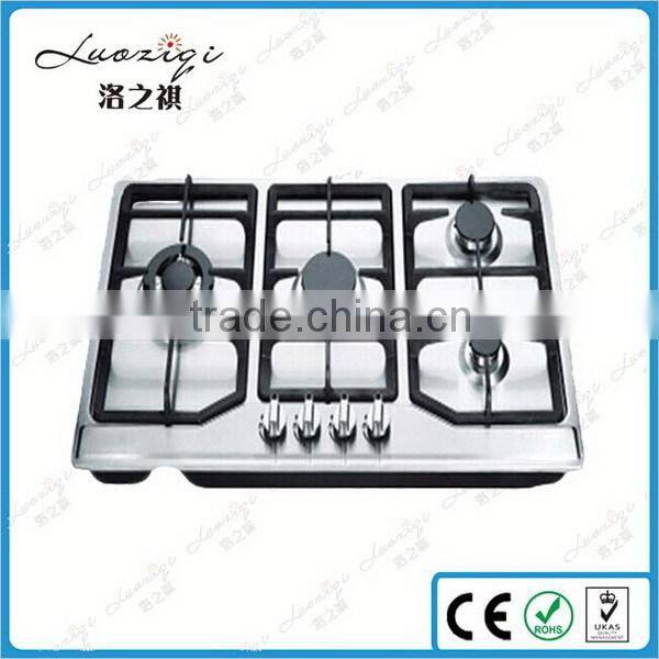 stainless steel built in instant gas stove/gas cooker LQ-GS402