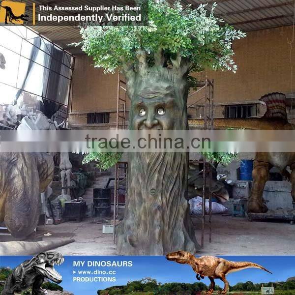 MY Dino-C037 Life size realistic resin tree statues for amusement park