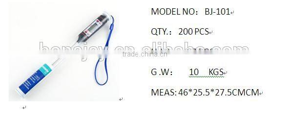 LCD display digital thermometer with capillary tube