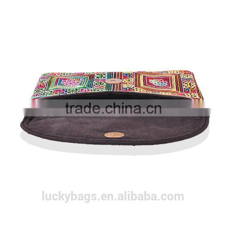 2015 new hmong ethnic canvas bag ladies cross-stitch evening bags