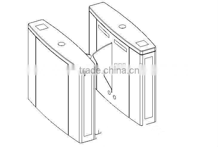 Simple Bridge Bevel Smart flap barrier gate