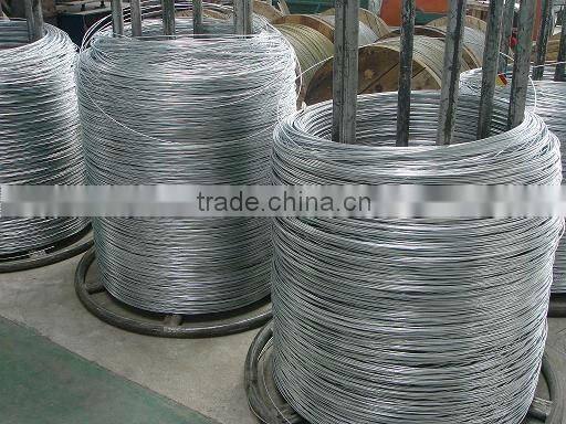 Anping Factory!! low carbon electro galvanized steel wire rod 6x36 with high quality low price