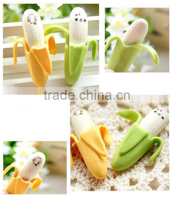 Fancy fruit shape eraser/3d cute eraser/banana eraser