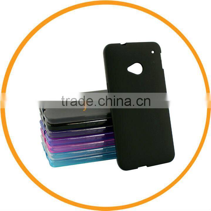 Matte Clear TPU Gel Skin Case Cover For HTC ONE M7 Phone Accessory from Dailyetech
