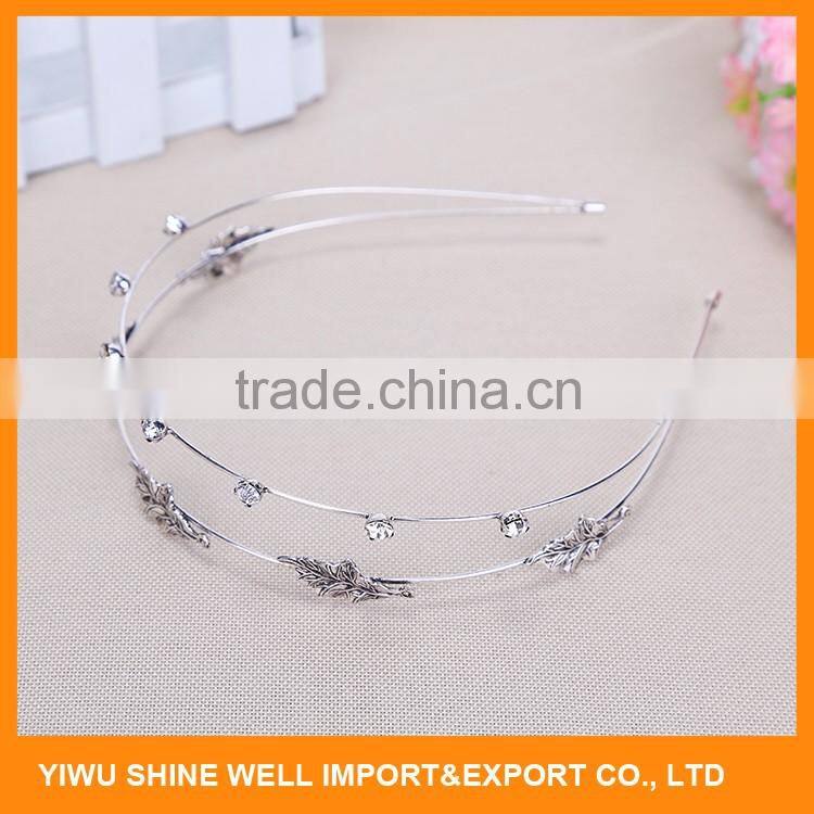 Latest Arrival simple design wedding bridal hair accessories with good prices