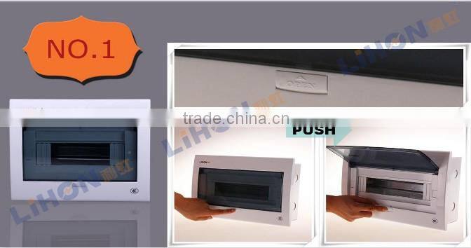 Domestic and export series single row auto open electric connect distribution panel box