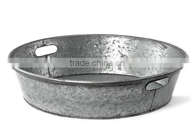 Round Metal Tray