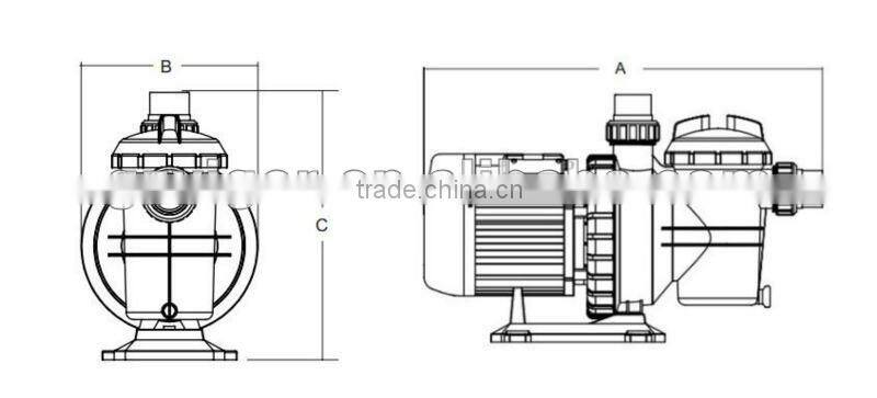 Hot Sale Durable swimming pool circulation pump