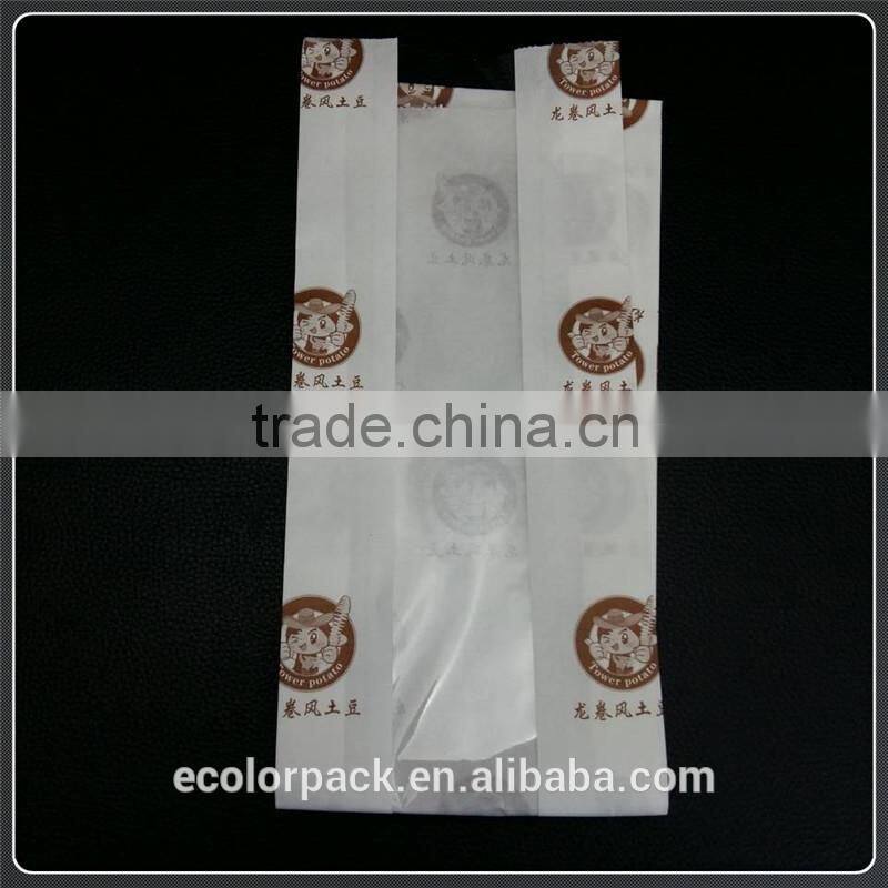 Food Packaging Customized Take Away Paper Food Bag