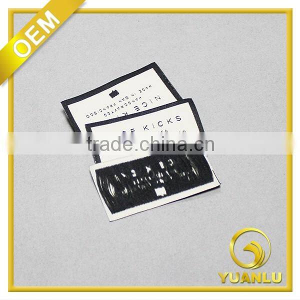 Satin Woven Label Damask Woven Clothing Labels